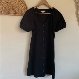 Madewell Texture and Thread Puff Sleeve Dress